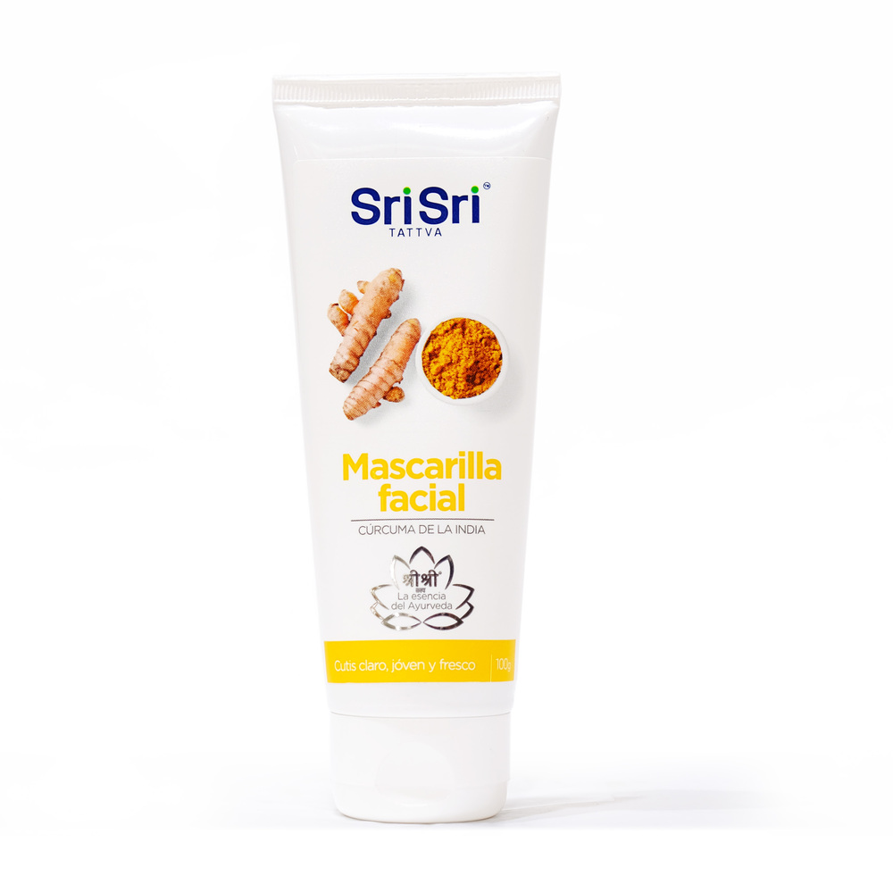 Sri Sri Tattva Mascarilla Facial de Cúrcuma de la India - 100gr