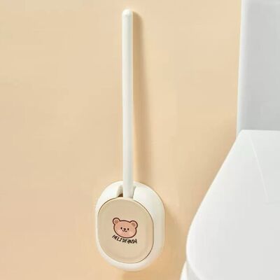 Cepillo Limpia Inodoro de Pared Helid Fanda Blanco