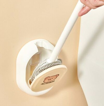 Cepillo Limpia Inodoro de Pared Helid Fanda Blanco