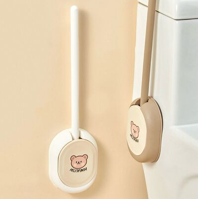 Cepillo Limpia Inodoro de Pared Helid Fanda Marrón