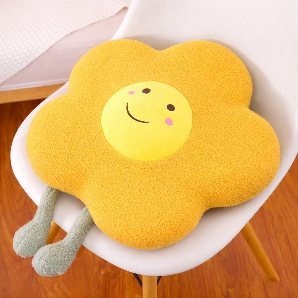 Almohada Para Silla Flor Naranja