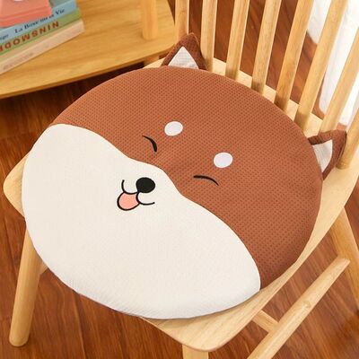 Almohada Para Silla Perrito Marrón