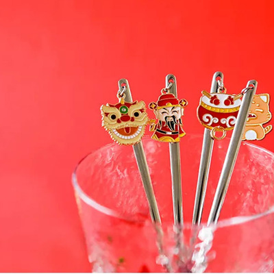 Tenedores Plateados Festival Oriental x6unidades