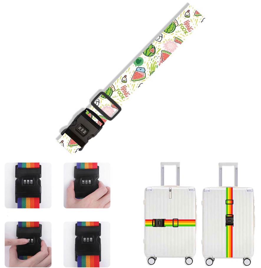 Correa para Equipaje con Clave de 3 Dígitos Watermelon