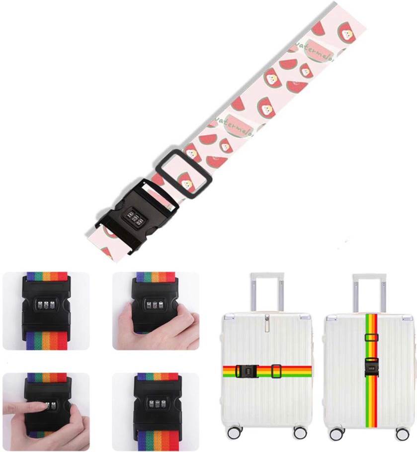 Correa para Equipaje con Clave de 3 Dígitos Watermelon Pink