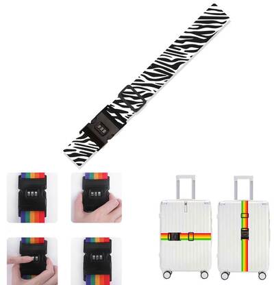 Correa para Equipaje con Clave de 3 Dígitos Zebra
