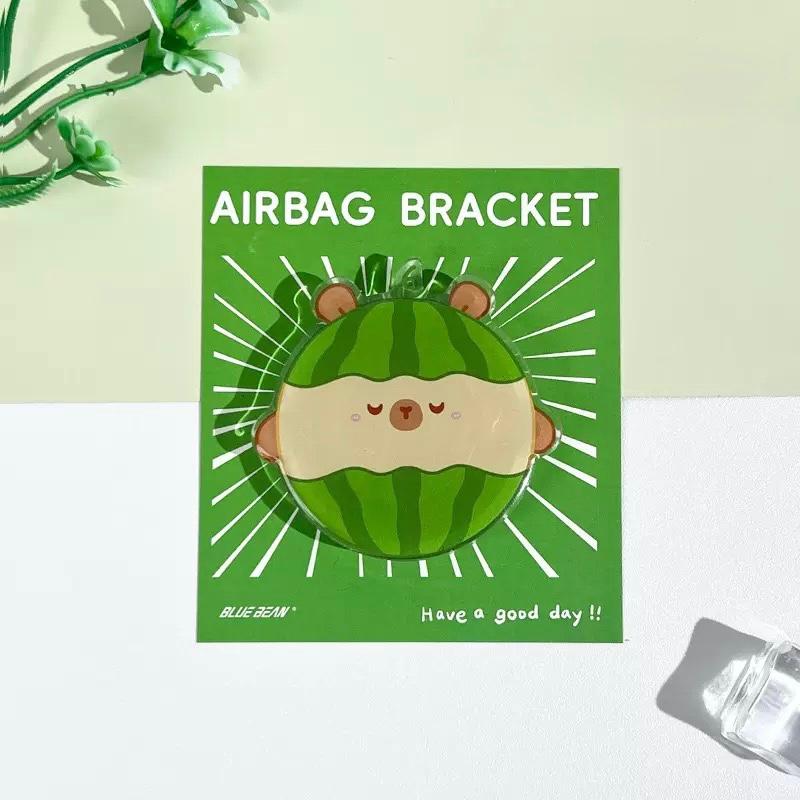 PopSockets Soporte Para Celular Capybara Sandía 1