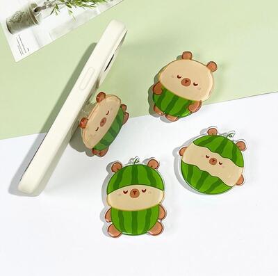 PopSockets Soporte Para Celular Capybara Sandía 1