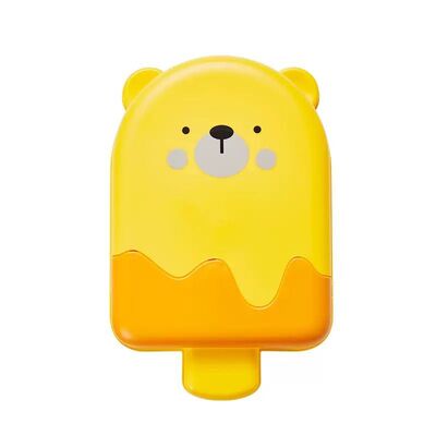 Molde para Helado Paleta de Oso Ice Case x10 Cubitos Amarillo