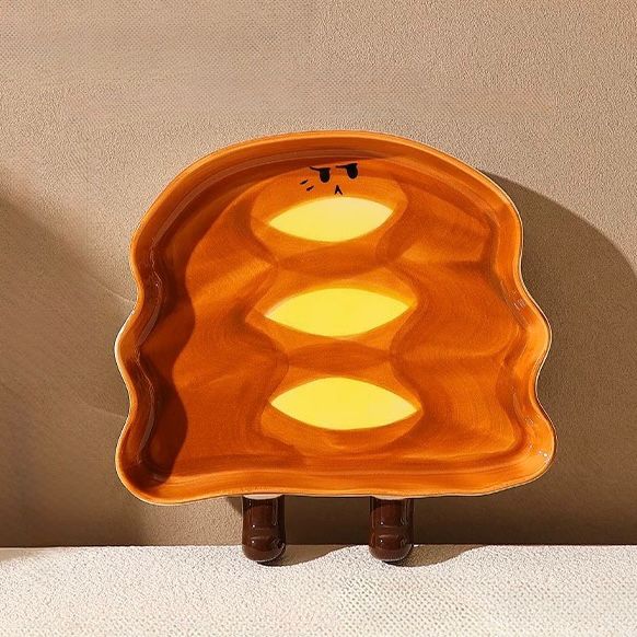 Plato de Cerámica Diseño Puff Pastry - 17.6*17.5cm