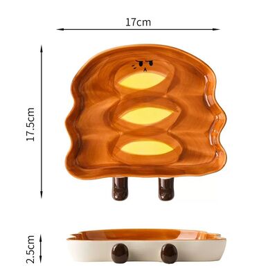 Plato de Cerámica Diseño Puff Pastry - 17.6*17.5cm