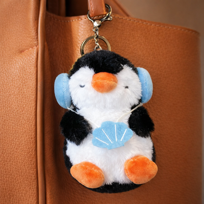 Colgante Peluche Pingüino Orejera - 9*8*12.5