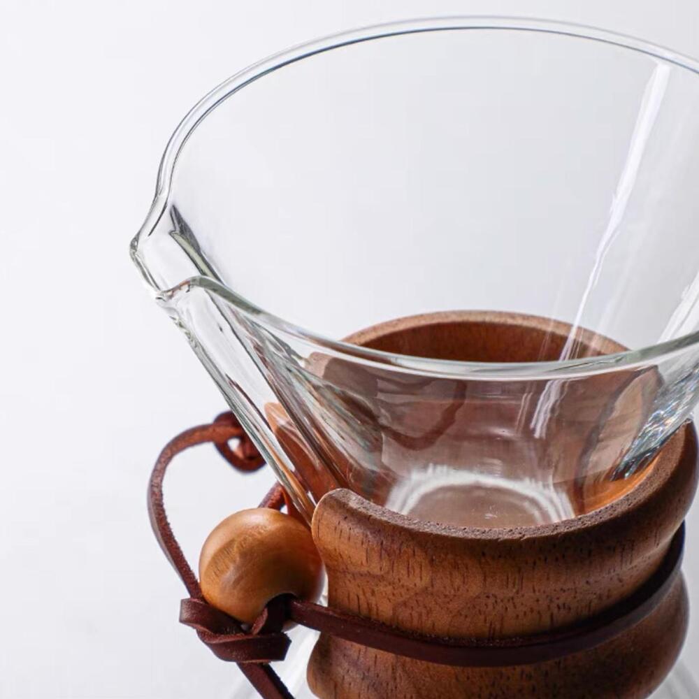 Cafetera de Vidrio Borosilicato con Filtro de Acero Inoxidable - 800ml