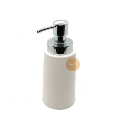 Dispenser de Jabón Blanco Plata