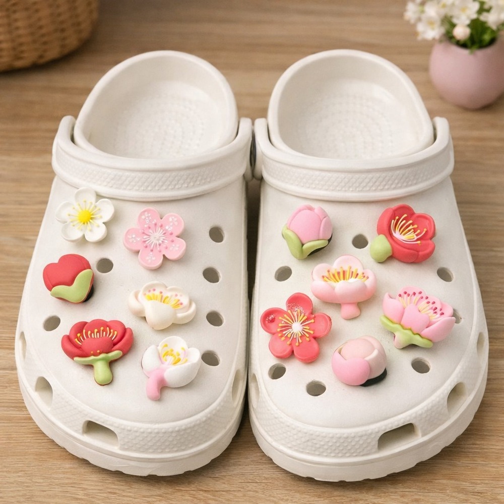 Pines Para Crocs Modelo Sakura