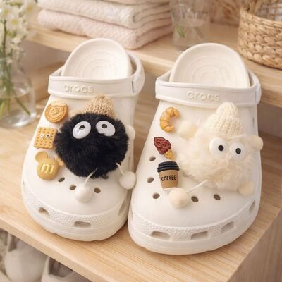Pines Para Crocs Modelo Briqueta Peluche