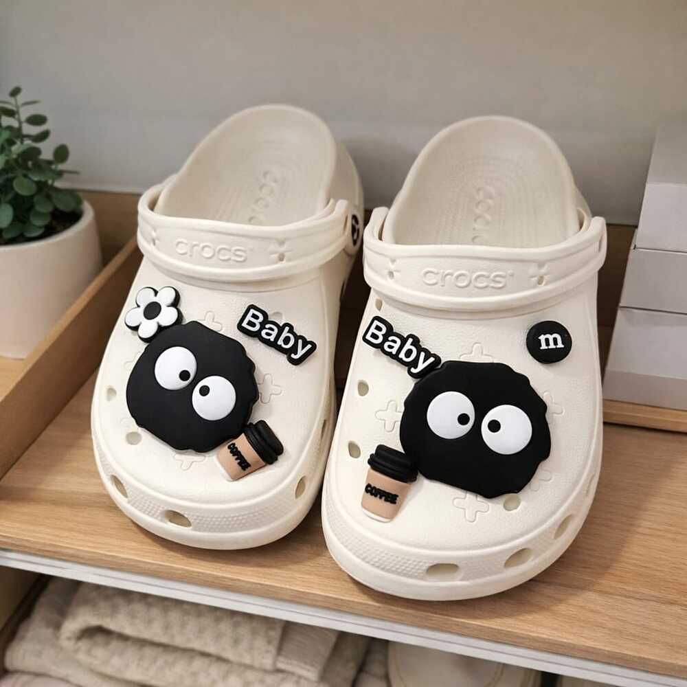 Pines Para Crocs Modelo Briqueta & Coffee