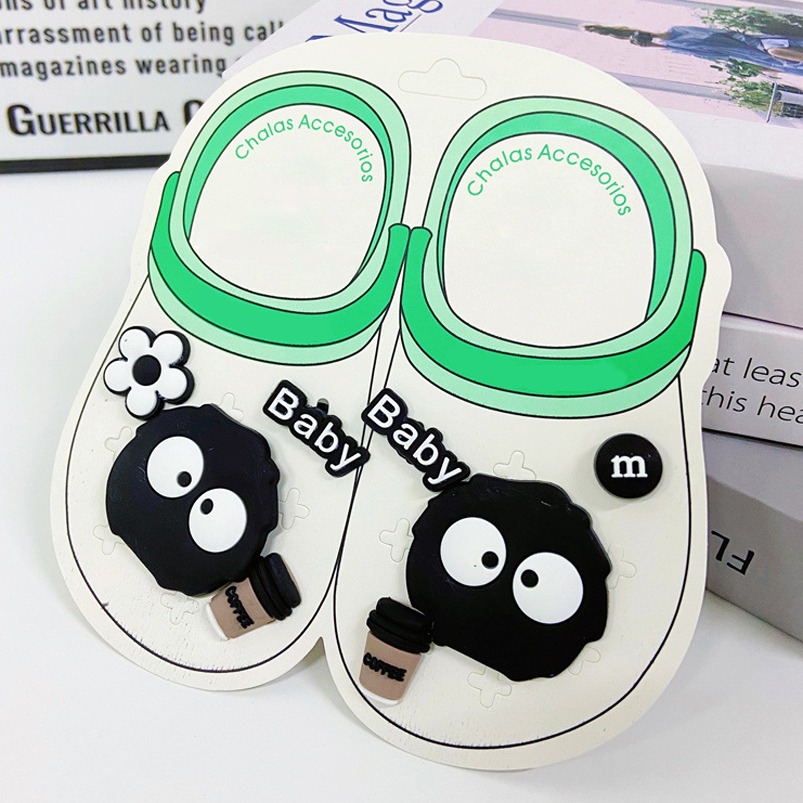 Pines Para Crocs Modelo Briqueta & Coffee