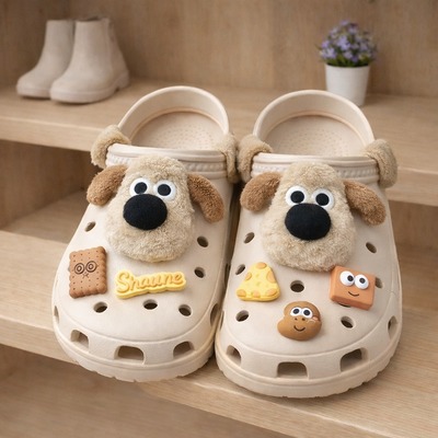Pines para Crocs Modelo Perrito Peluche
