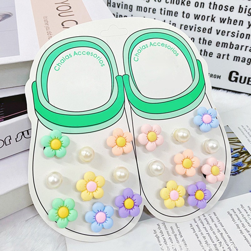 Pines Para Crocs Modelo Flores