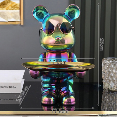 BB. Bear Decorativo Tornasol + Lentes de Regalo - Bandeja