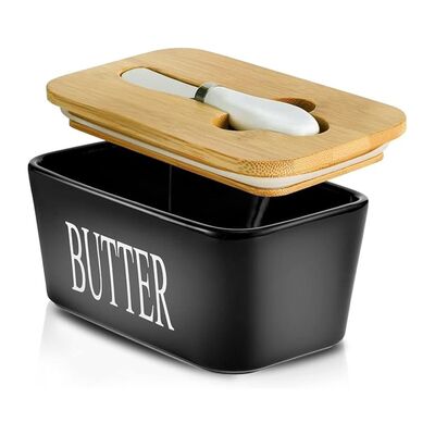 Mantequera de Cerámica + Cuchillo Untador - 600ml