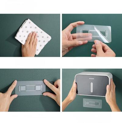 Porta Papel con Adhesivo Línea Ecoco Celeste