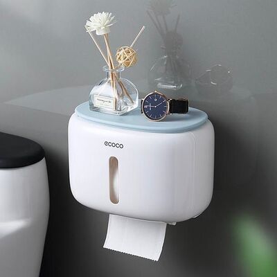 Porta Papel con Adhesivo Línea Ecoco Celeste