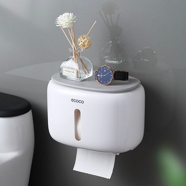 Porta Papel con Adhesivo Línea Ecoco Gris 