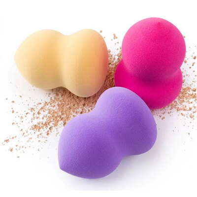 Beauty Blender Ergonómica Lila con Soporte - 1u