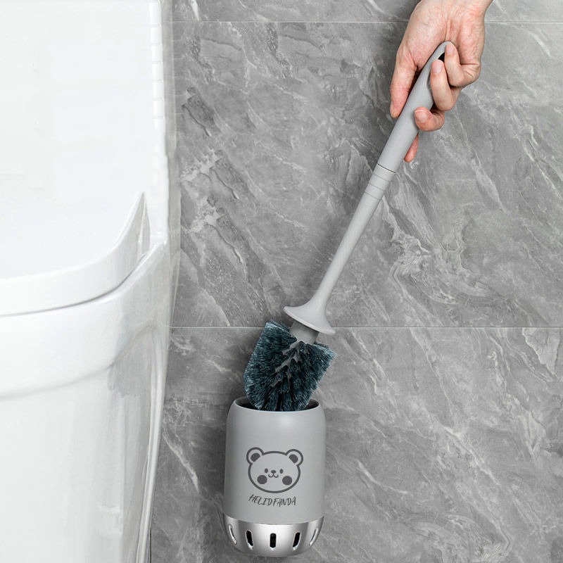 Cepillo Limpia Inodoro de Pared Helid Fanda Marrón