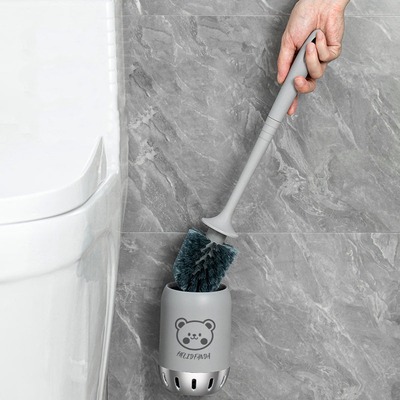 Cepillo Limpia Inodoro de Pared Helid Fanda Marrón