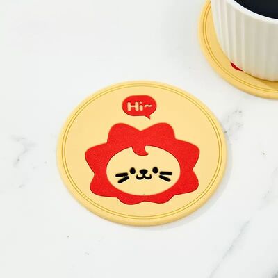 Set x 4 Posas Vasos de Silicona con Exhibidor Leon