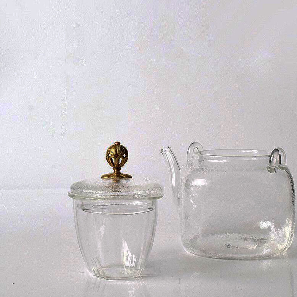 Tetera Cuadrada de Vidrio + Infusor Diseño Dubai