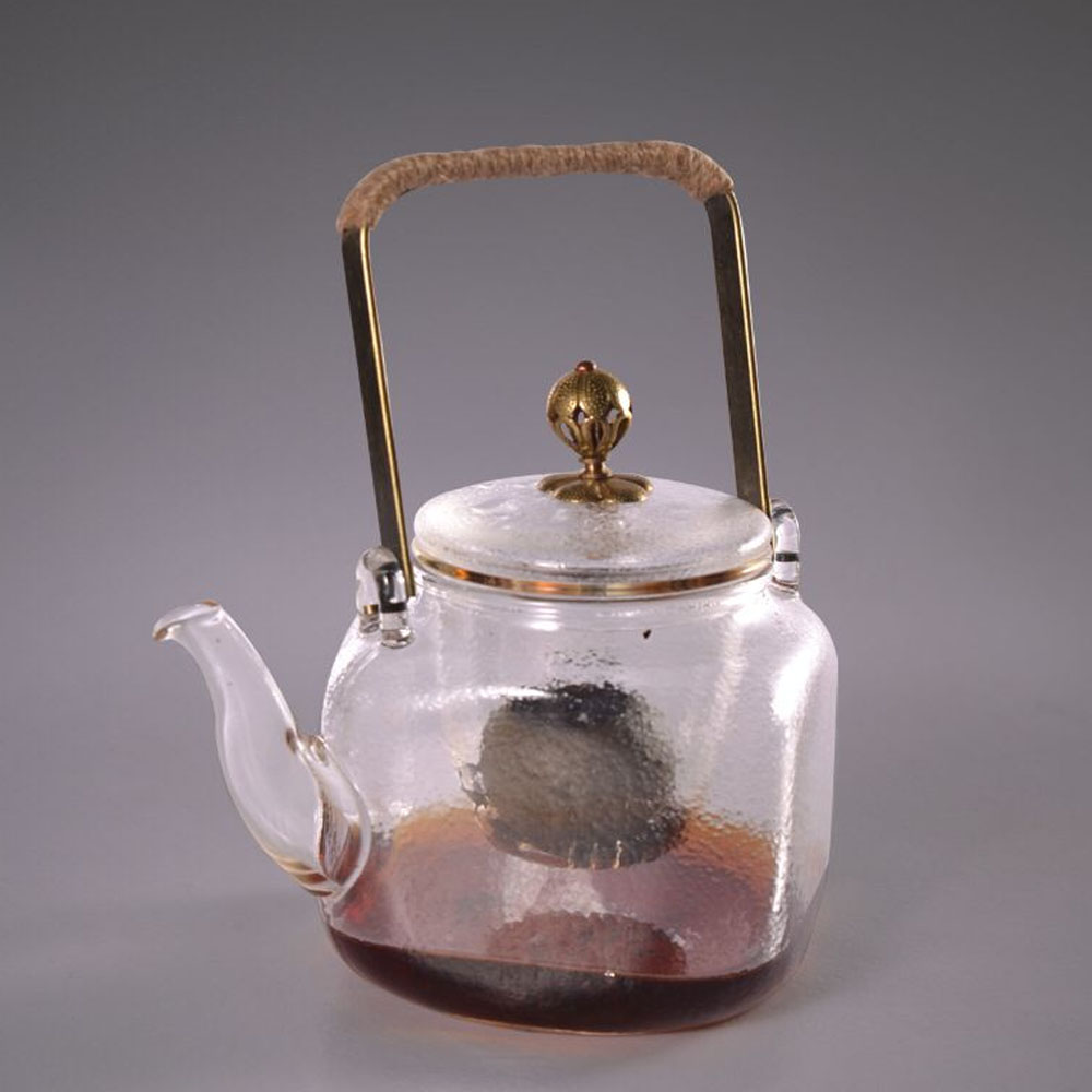 Tetera Cuadrada de Vidrio + Infusor Diseño Dubai