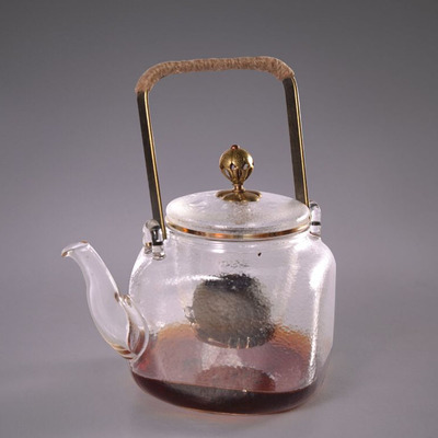 Tetera Cuadrada de Vidrio + Infusor Diseño Dubai