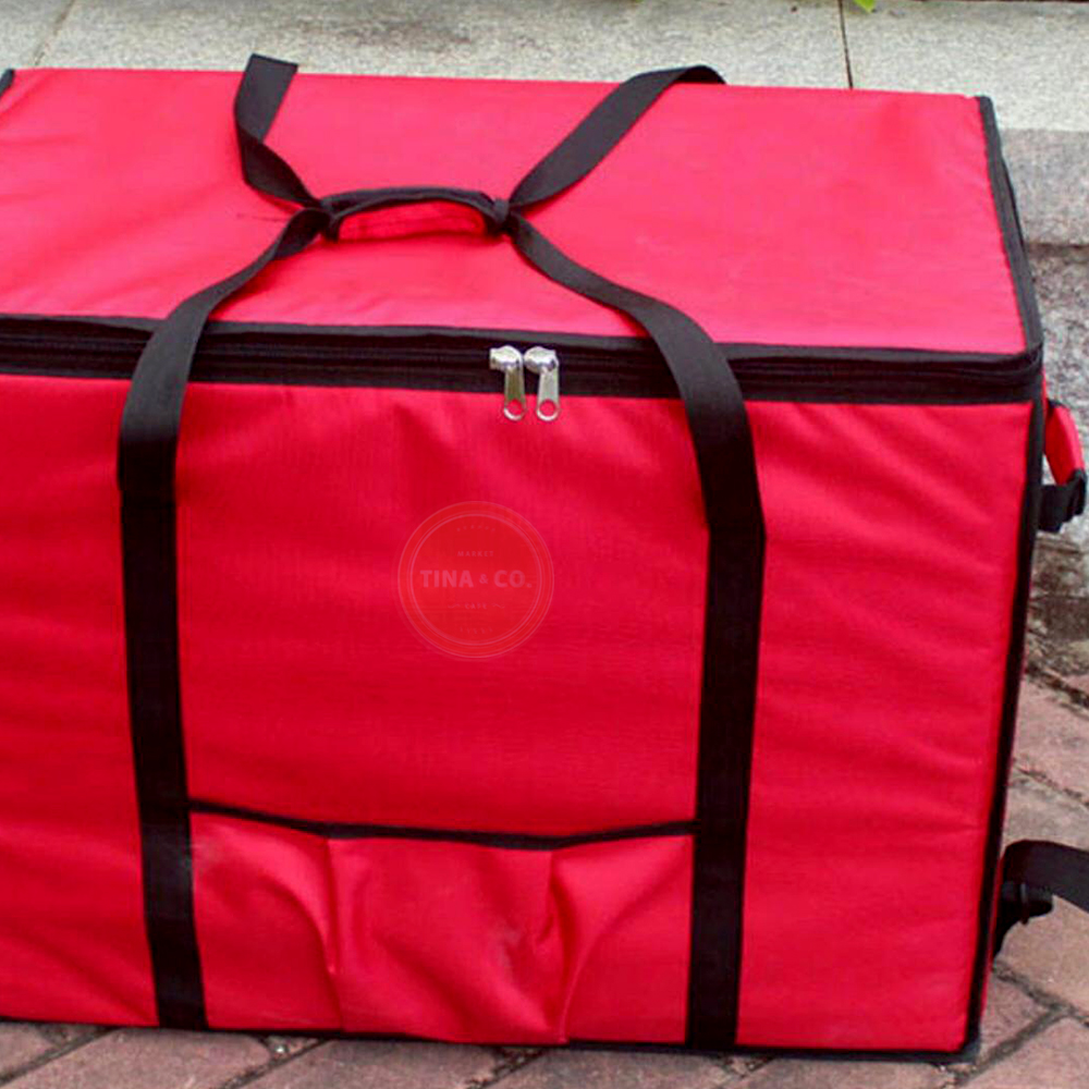 Bolso Térmico- plegable Capacidad 180L- Rojo