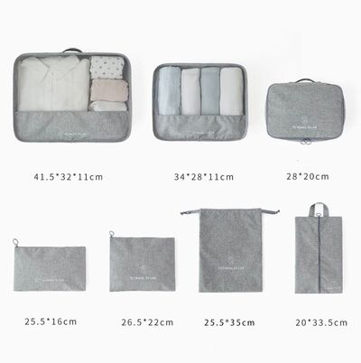 Organizadores para Valija Set de 7 piezas impermeable