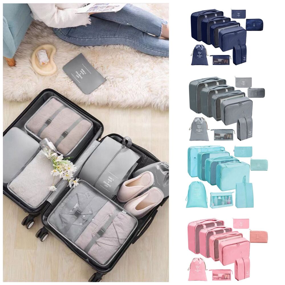 Organizadores Para Valija Set de 9 piezas