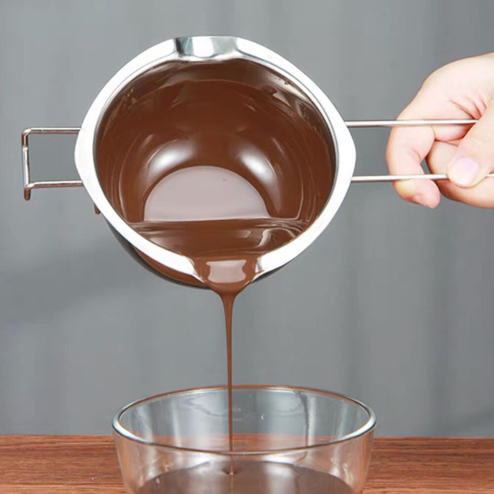 Bowl De Acero Baño María Con Mango