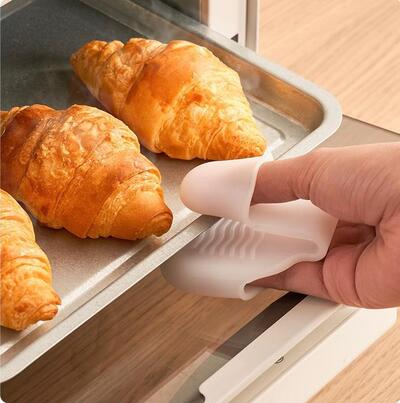  Mini Guante de Silicona Blanco