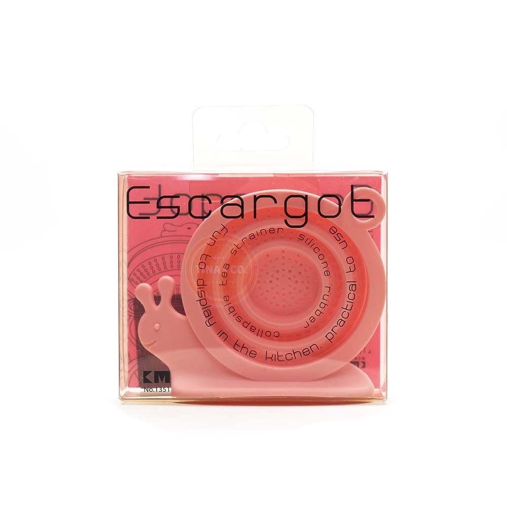 Colador Caracol Plegable Rosado