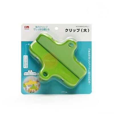 KM Clip Sellador 15cm Verde Set X2