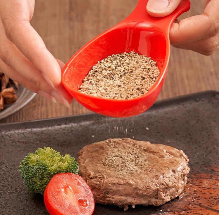 Cuchara Tamizador Rojo