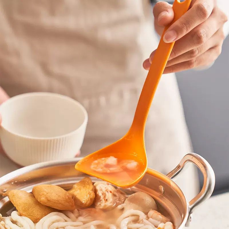 Mini Cucharón Con Medida Naranja