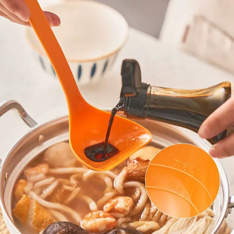 Mini Cucharón Con Medida Naranja