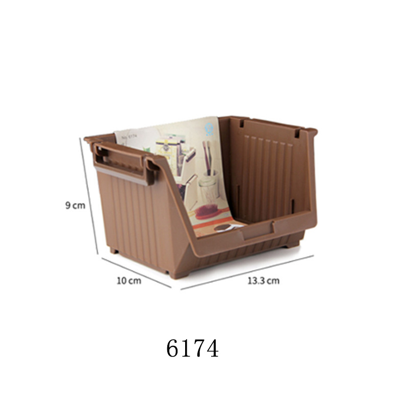 Mini Organizador Apilable Marrón Ancho 1 unid