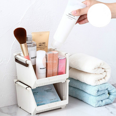 KM125 Mini Organizador Tsumu Apilable Cream Ancho