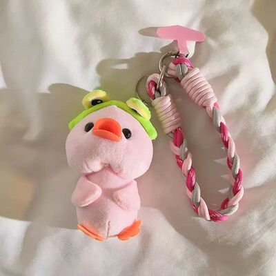 Correa Trenzado con Adaptador para Celular Pato Sapo