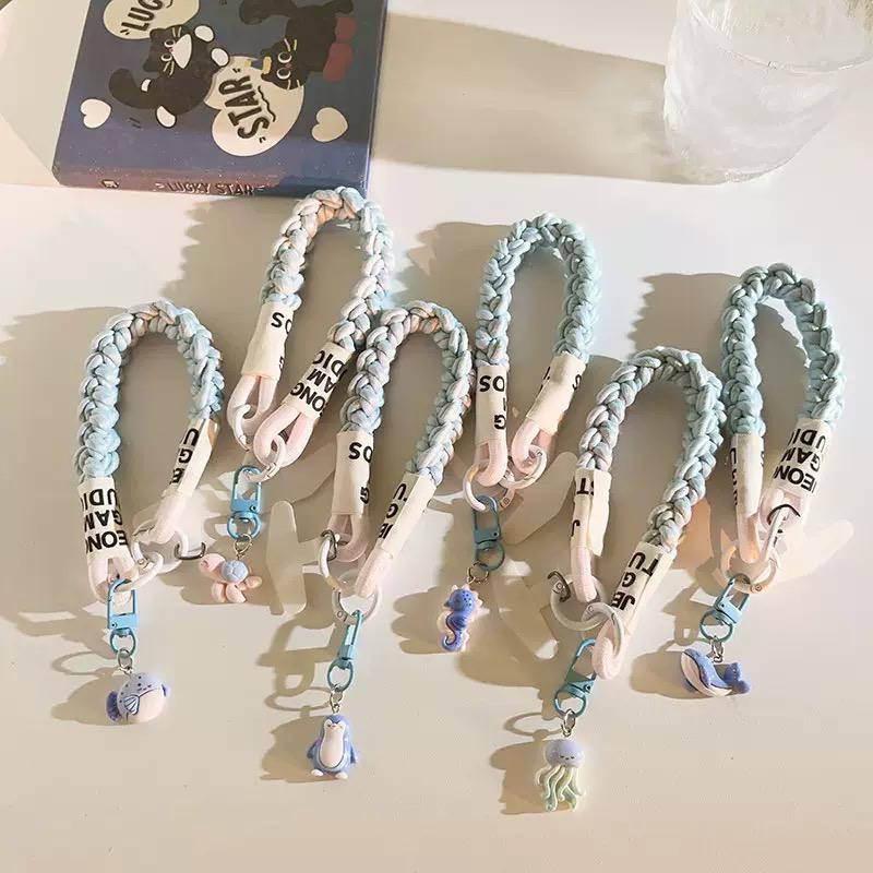 Correa Trenzado/Adaptador para Celular Ballena